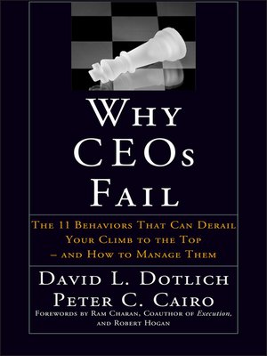cover image of Why CEOs Fail